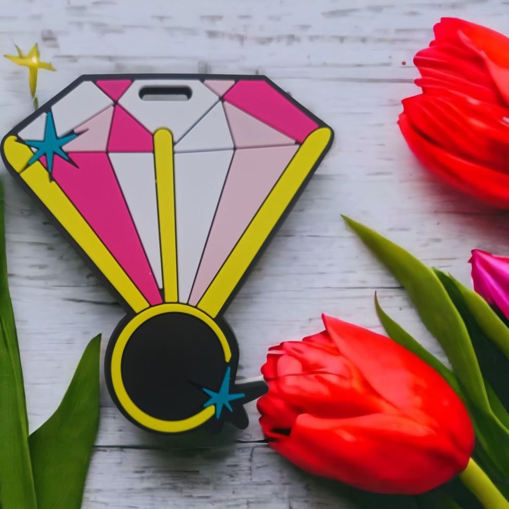 Pink 💎 Dimond Luggage Tag